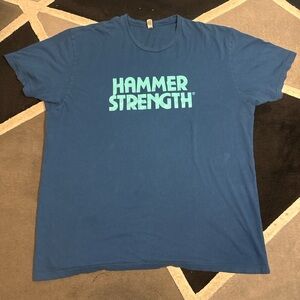 Navy blue Hammer Strength T-shirt